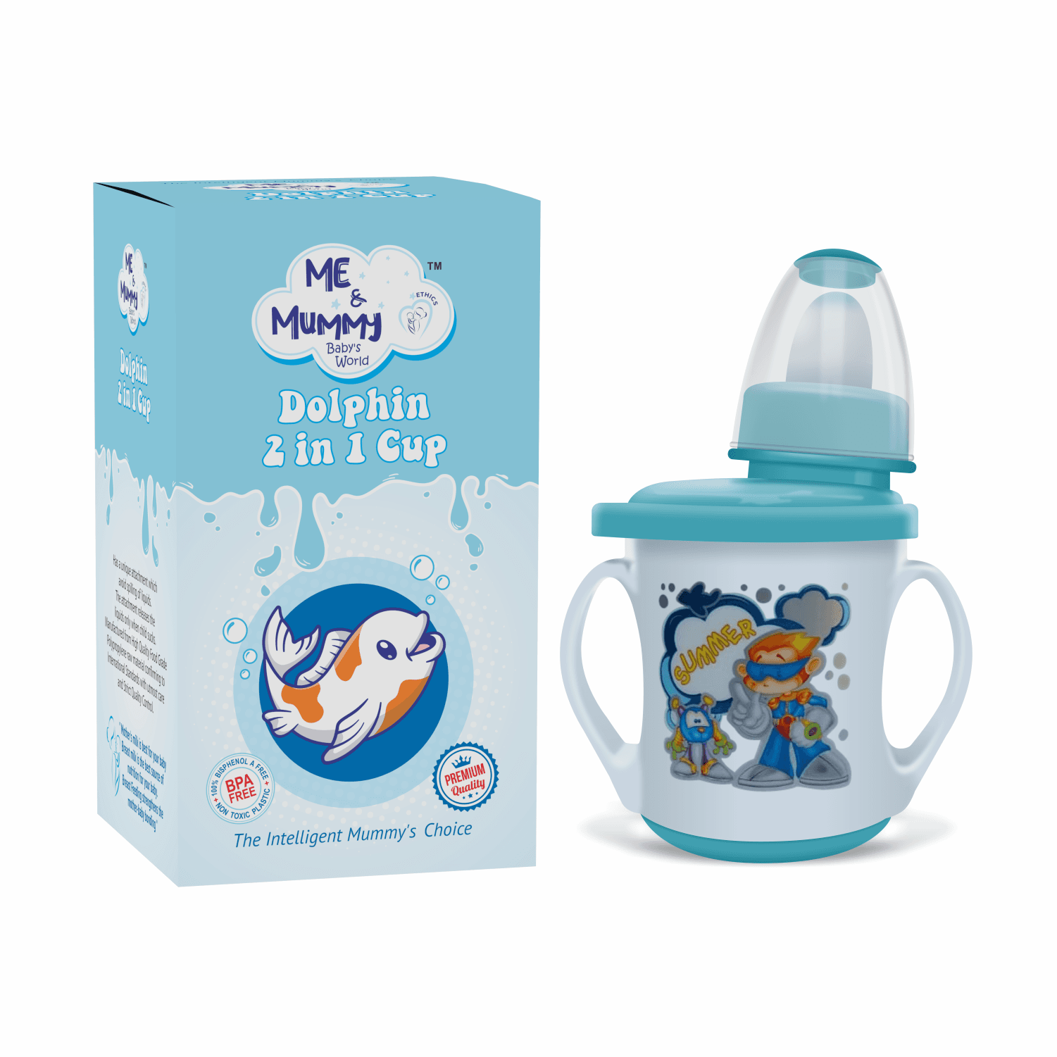 Dolphin 2 in 1 Cup